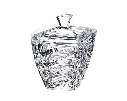 Конфетница с крышкой 18 см Facet Crystalite Bohemia