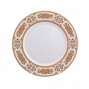 Блюдо круглое 30 см Thun Луиза Золотая роза