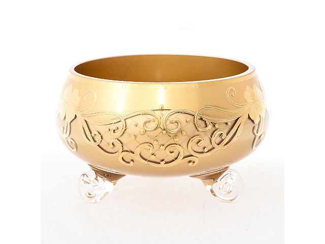 Тройножка 16 см Золотая Star Crystal