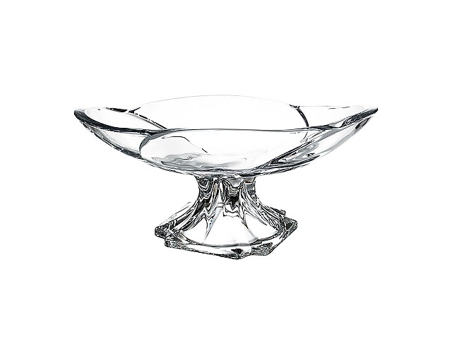 Фруктовница на ножке 33 см Globus Crystalite Bohemia