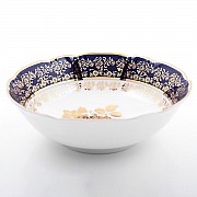 Набор салатников 16 см Thun Констанция Золотая роза Кобальт 7635400 6 шт