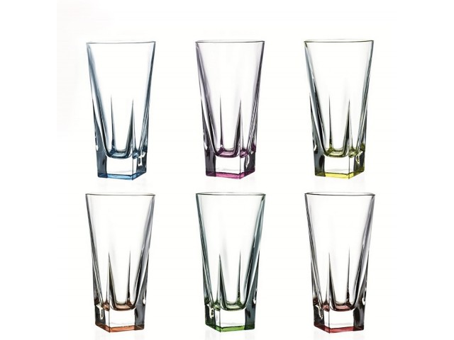 Набор разноцветных стаканов Fusion trends RCR 380 мл