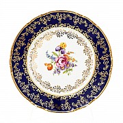 Набор тарелок 17 см Констанция Кобальт Полевой цветок Thun 6 шт