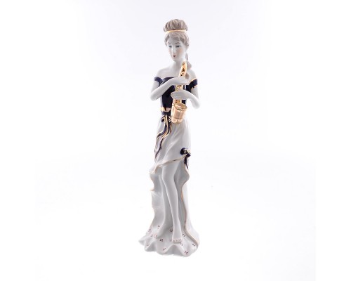 Статуэтка керамическая Девушка и саксофон Royal Classics 30 см