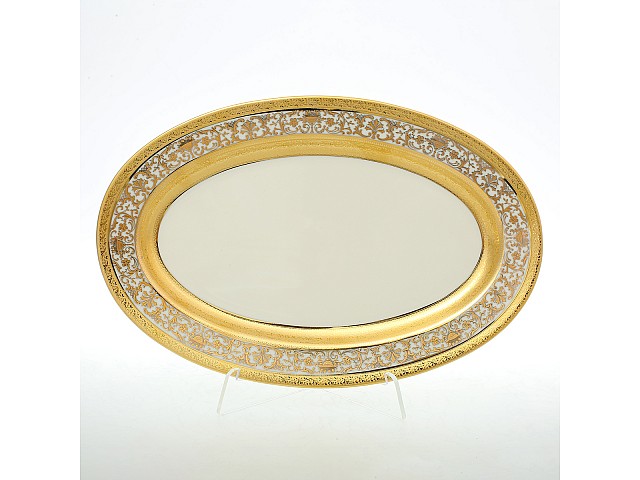 Блюдо овальное 24 см Royal Gold CREAM