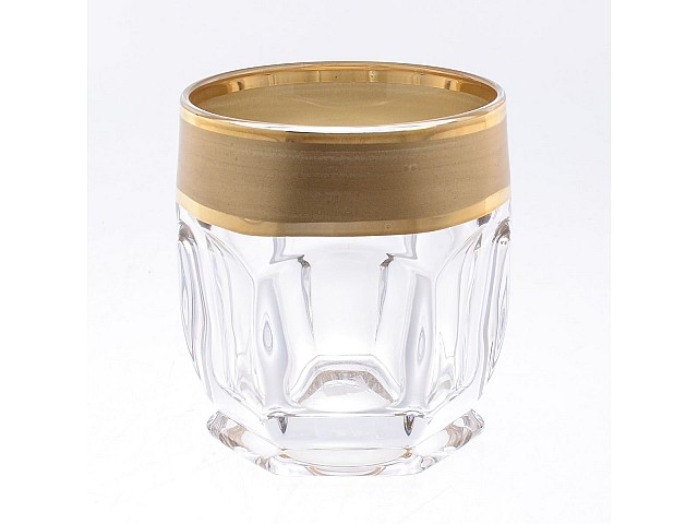 Набор стаканов для виски 250 мл Сафари Матовая полоса BOHEMIA GOLD