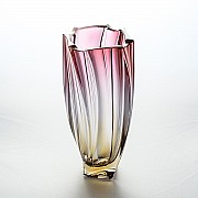 Ваза для цветов 26 см красная Neptune Crystalite Bohemia