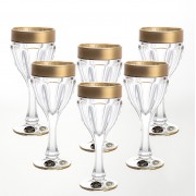 Набор бокалов для вина 190 мл Сафари голд