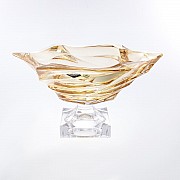 Фруктовница на ножке 33 см BOHEMIA TREASURY