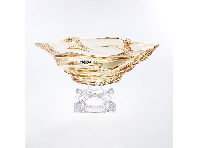 Фруктовница на ножке 33 см BOHEMIA TREASURY