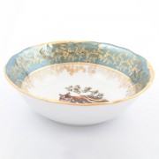 Набор салатников 19 см Охота Зеленая Sterne porcelan 6 шт