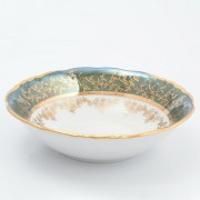 Набор салатников 16 см Зеленый лист Sterne porcelan 6 шт