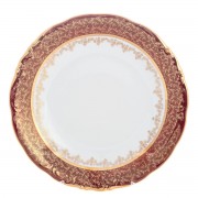 Блюдо круглое 30 см Красный лист Sterne porcelan