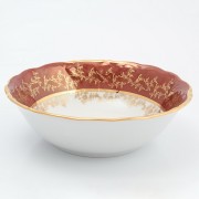 Набор салатников 19 см Красный лист Sterne porcelan 6 шт