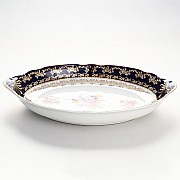 Блюдо для хлеба 33 см Констанция Кобальт Полевой цветок Thun