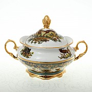 Сахарница 350 мл Охота Зеленая Sterne porcelan