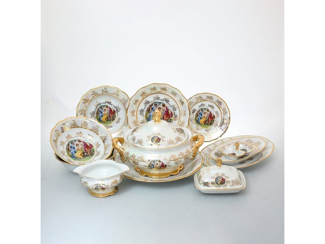 Столовый сервиз Мадонна Перламутр Sterne porcelan на 6 персон 27 предметов
