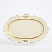 Блюдо овальное 24 см Мария Луиза IVORY