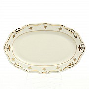 Блюдо овальное Мария Луиза IVORY 24 см