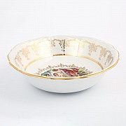 Салатник 23 см Мадонна перламутр Корона Queens Crown