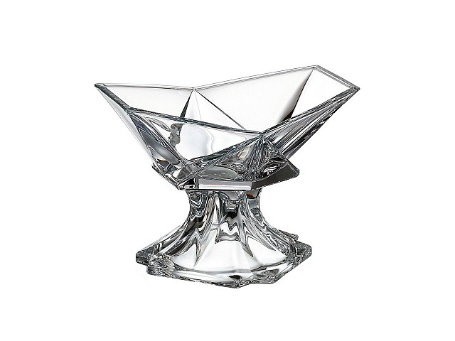 Конфетница на ножке Origami Crystalite Bohemia 22 см
