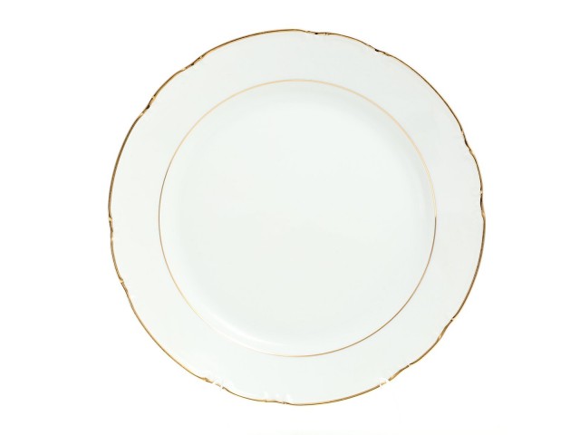 Блюдо круглое 30 см Констанция Отводка золото