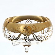 Тройножка конфетница 16 см Star Crystal 32458