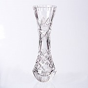 Ваза для цветов Bohemia Crystal узкая 28 см