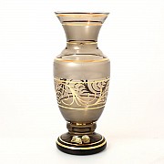 Ваза для цветов Egermann коричневая 25 см
