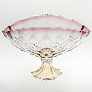 Фруктовница на ножке 40 см красная Honey RG