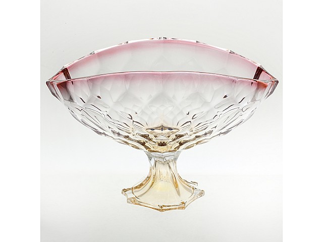 Фруктовница на ножке 40 см красная Honey RG