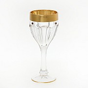 Набор бокалов для вина 290 мл Сафари Матовая полоса 6 шт BOHEMIA GOLD