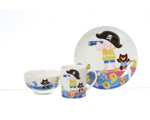 Детский набор посуды Пират Royal Classics 3 предмета
