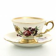 Набор чайных пар 220 мл Слоновая кость Sterne porcelan
