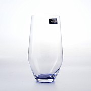 Набор стаканов для воды 400 мл ассорти Michelle Bohemia Crystal 6 шт