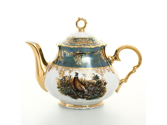 Чайник заварочный Охота зеленая Queens Crown 0,7 л