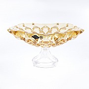 Фруктовница на ножке 35 см SAMBA BOHEMIA TREASURY