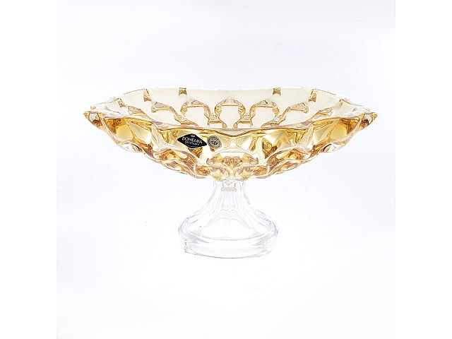 Фруктовница на ножке 35 см SAMBA BOHEMIA TREASURY