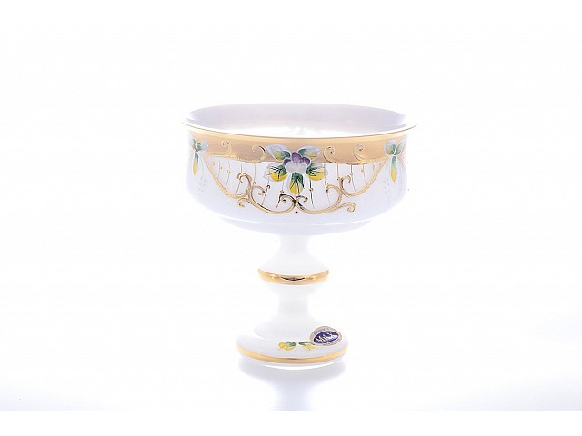 Конфетница 16 см белая Star Crystal