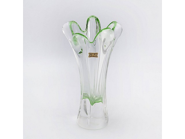 Ваза для цветов Egermann зеленая 25 см
