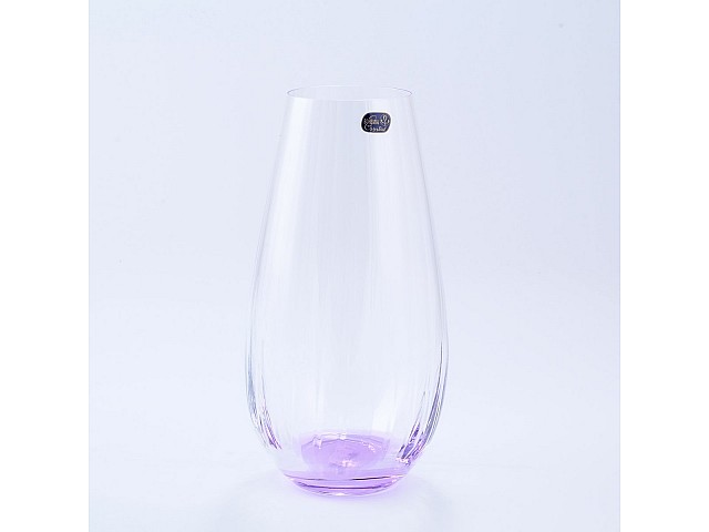 Ваза 24 см фиолетовая Waterfall Crystalite Bohemia