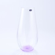 Ваза для цветов 30 см фиолетовая Waterfall Crystalite Bohemia