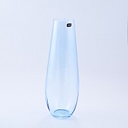 Ваза 34 см голубая Waterfall Crystalite Bohemia