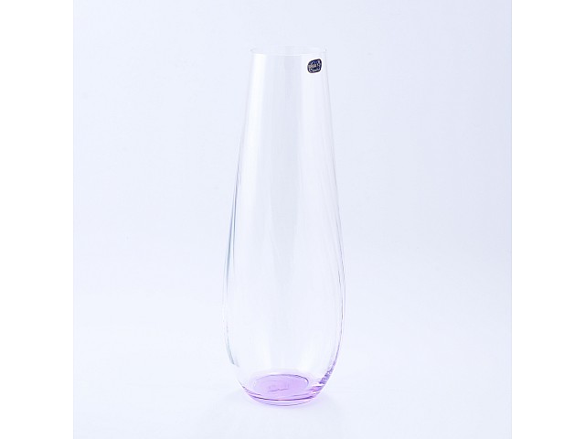 Ваза для цветов 34 см фиолетовая Waterfall Crystalite Bohemia