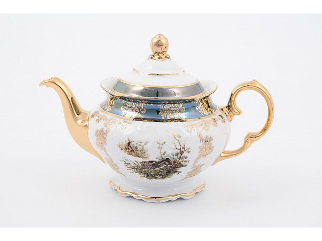 Чайник 0,8 л Фредерика Охота Зеленая