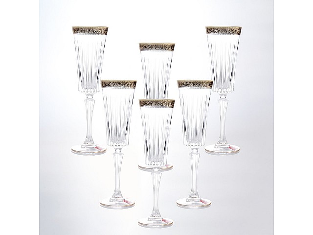 Набор фужеров для шампанского 210 мл TIMELESS RCR STYLE