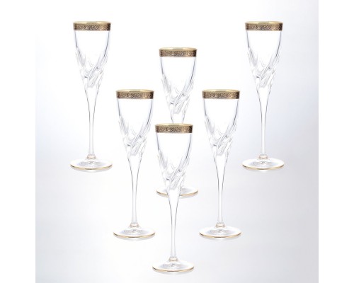 Набор фужеров для шампанского Trix B-G RCR 130мл 6 шт