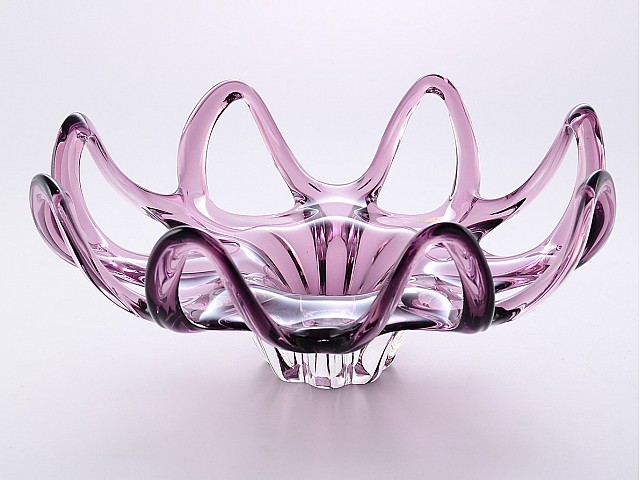 Фруктовница фиолетовая 40 см Egermann