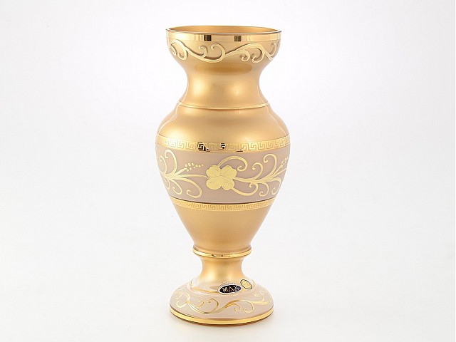 Ваза для цветов Лепка золотая 30 см Star Crystal 37650