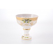 Конфетница 13 см Лепка белая Star Crystal 37895